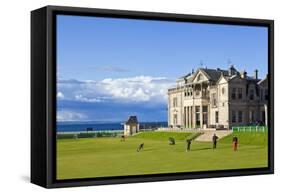 Golf Course and Club House-Neale Clark-Framed Stretched Canvas