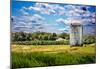 Golf Course and Silo Upstate NY-null-Mounted Poster