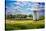 Golf Course and Silo Upstate NY-null-Stretched Canvas