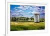Golf Course and Silo Upstate NY-null-Framed Photo