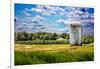 Golf Course and Silo Upstate NY-null-Framed Photo