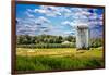 Golf Course and Silo Upstate NY-null-Framed Photo