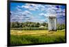 Golf Course and Silo Upstate NY-null-Framed Photo