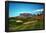 Golf Course at Foot of Mountain Range Scottsdale Arizona-null-Framed Poster
