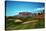 Golf Course at Foot of Mountain Range Scottsdale Arizona-null-Stretched Canvas