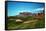 Golf Course at Foot of Mountain Range Scottsdale Arizona-null-Framed Stretched Canvas