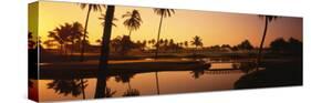 Golf Course at Sunset, Isla Navidad, Mexico-null-Stretched Canvas