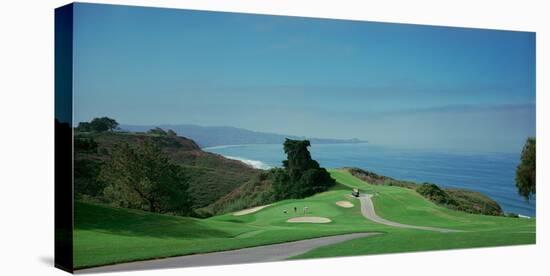 Golf Course at the Coast, Torrey Pines Golf Course, San Diego, California, USA-null-Stretched Canvas