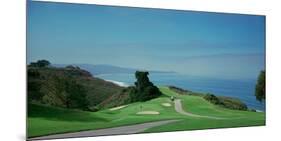 Golf Course at the Coast, Torrey Pines Golf Course, San Diego, California, USA-null-Mounted Photographic Print