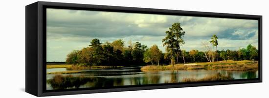 Golf Course at the Lakeside, Gray Plantation Golf Course, Lake Charles, Louisiana, USA-null-Framed Stretched Canvas