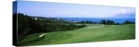 Golf Course at the Oceanside, Kapalua Golf Course, Maui, Hawaii, USA-null-Stretched Canvas
