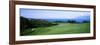 Golf Course at the Oceanside, Kapalua Golf Course, Maui, Hawaii, USA-null-Framed Photographic Print