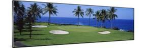 Golf Course at the Oceanside, Kona Country Club Ocean Course, Kailua Kona, Hawaii, USA-null-Mounted Photographic Print