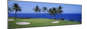 Golf Course at the Oceanside, Kona Country Club Ocean Course, Kailua Kona, Hawaii, USA-null-Mounted Photographic Print