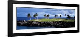 Golf Course at the Seaside, Hawaii, USA-null-Framed Photographic Print