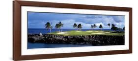 Golf Course at the Seaside, Hawaii, USA-null-Framed Photographic Print