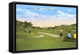 Golf Course, Balboa Park, San Diego, California-null-Framed Stretched Canvas