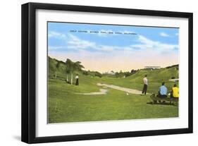 Golf Course, Balboa Park, San Diego, California-null-Framed Art Print