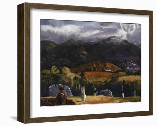 Golf Course, California, 1917-George Wesley Bellows-Framed Giclee Print
