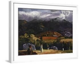 Golf Course, California, 1917-George Wesley Bellows-Framed Giclee Print