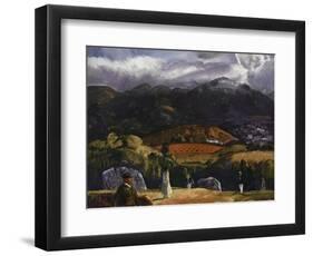 Golf Course, California, 1917-George Wesley Bellows-Framed Premium Giclee Print