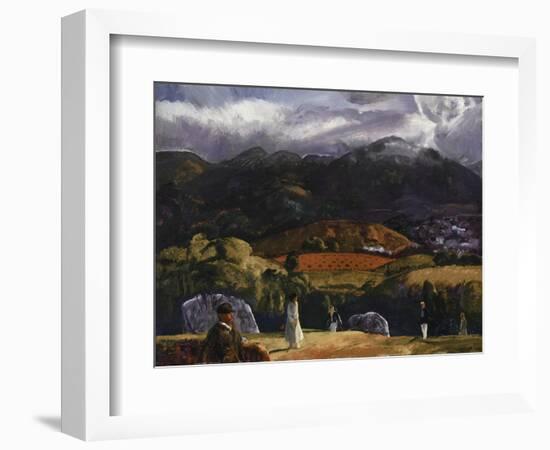 Golf Course, California, 1917-George Wesley Bellows-Framed Premium Giclee Print