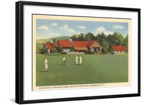 Golf Course, Chenango, Binghamton, New York-null-Framed Art Print