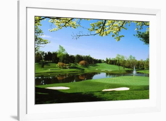 Golf Course, Congressional Country Club, Potomac, Montgomery County, Maryland, USA-null-Framed Photographic Print