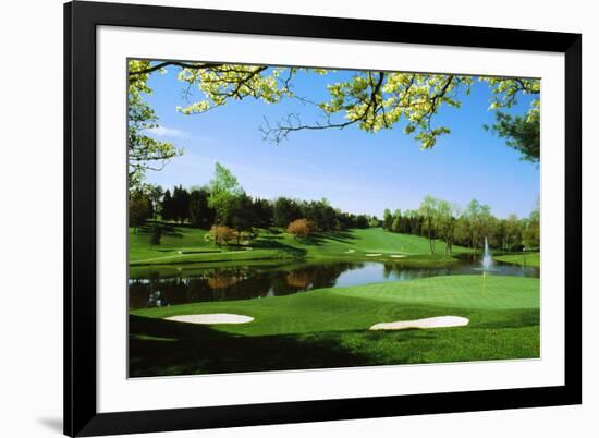 Golf Course, Congressional Country Club, Potomac, Montgomery County, Maryland, USA-null-Framed Photographic Print