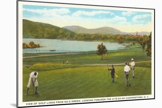 Golf Course, Cooperstown, New York-null-Mounted Art Print