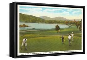 Golf Course, Cooperstown, New York-null-Framed Stretched Canvas