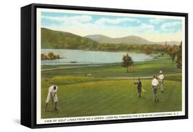 Golf Course, Cooperstown, New York-null-Framed Stretched Canvas
