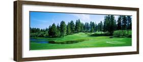 Golf Course, Edgewood Tahoe Golf Course, Stateline, Douglas County, Nevada, USA-null-Framed Photographic Print