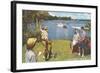 Golf Course, Florida-null-Framed Art Print