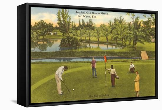 Golf Course, Ft. Myers, Florida-null-Framed Stretched Canvas