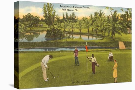 Golf Course, Ft. Myers, Florida-null-Stretched Canvas