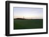 Golf Course, Green after Sunset, Praia D'El Rey, Marriott Golf and Beach Resort, Atlantic Coast-Axel Schmies-Framed Photographic Print