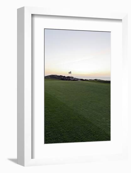 Golf Course, Green after Sunset, Praia D'El Rey, Marriott Golf and Beach Resort, Atlantic Coast-Axel Schmies-Framed Photographic Print