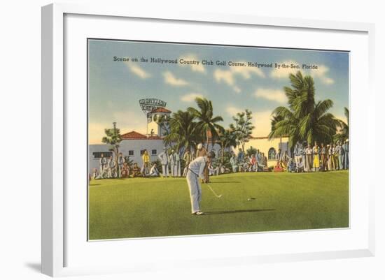 Golf Course, Hollywood, Florida-null-Framed Art Print