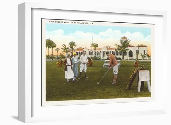 Golf Course, Hollywood, Florida-null-Framed Art Print