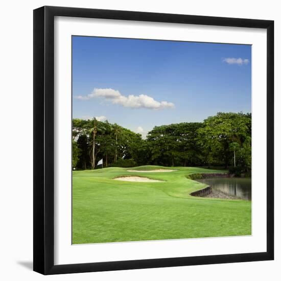 Golf Course in Bali-Krivosheev Vitaly-Framed Photographic Print