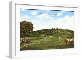 Golf Course, La Jolla, California-null-Framed Art Print