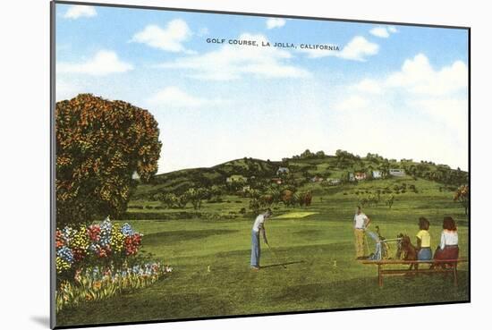Golf Course, La Jolla, California-null-Mounted Art Print