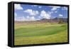 Golf Course, Las Playitas, Fuerteventura, Canary Islands, Spain, Europe-Markus Lange-Framed Stretched Canvas