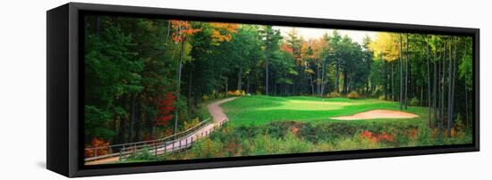 Golf Course New England, USA-null-Framed Stretched Canvas