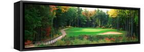 Golf Course New England, USA-null-Framed Stretched Canvas