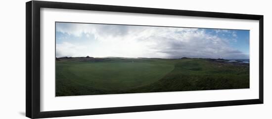 Golf Course on a Landscape, Turnberry, South Ayrshire, Scotland-null-Framed Photographic Print