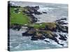 Golf Course on an Island, Pebble Beach Golf Links, Pebble Beach, Monterey County, California, USA-null-Stretched Canvas