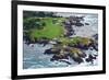 Golf Course on an Island, Pebble Beach Golf Links, Pebble Beach, Monterey County, California, USA-null-Framed Photographic Print