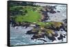 Golf Course on an Island, Pebble Beach Golf Links, Pebble Beach, Monterey County, California, USA-null-Framed Stretched Canvas